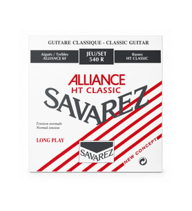 Savarez 540r Klasik Gitar Tel Seti - Alliance Ht Classic (normal Tension) Kf Alliance Karbon Tizler, Geleneksel Ht Classic Gümüş Baslar, Berrak Ve Dengeli Akustik Rezonans Uyum: Normal Tansiyon (orta)