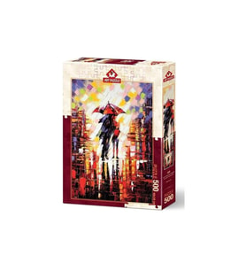 Art Puzzle Şemsiye Altındaki Aşk - 500 Parça 5090