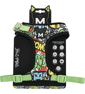 Urban Style Multicolor Easy Fit Köpek Göğüs Tasması (M)