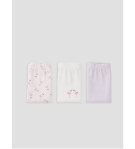 LCW Kids Pembe Kız Çocuk 3'lü Boxer