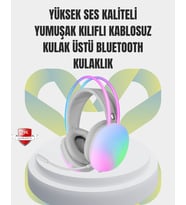 40Mm Sürücülü Rgb Kablosuz Kulaklık – Oyun Müzik Için - Lisinya