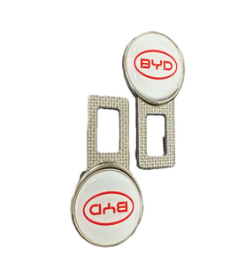 BYD Uyumlu Ikaz Ses Metal Toka 2 Adet KIRMIZI (Boş)