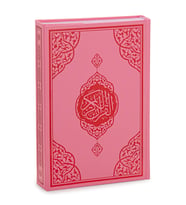 Kızım İçin Pembe Kuranı Kerim - Sade Arapça - Orta Boy - Sesli Kuran - Bilgisayar Hatlı
