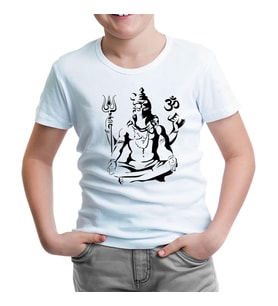 Yoga - Çakra Beyaz Çocuk Tshirt