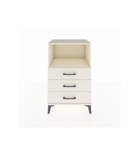 Hyperion Komodin Tek Raflı 3 Çekmeceli 60x44x96 Aytaşı-Aytaşı