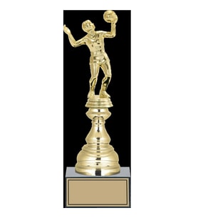 ODAK KUPA - Figürlü Kupalar - Voleybol Kadın Figürlü Kupalar FG-023 C - 30 cm