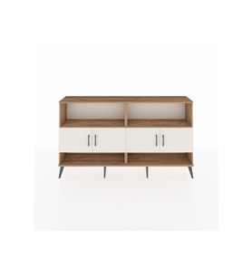 Arges Konsol 4 Raflı 4 Kapaklı 176x30x99 Çam-Aytaşı