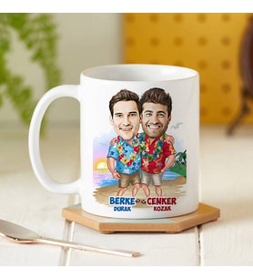Kişiye Özel Candan Kankiler Karikatürlü Kupa Bardak