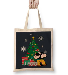 Bluto Around The Christmas Tree Popeye Bez Çanta Uzun Saplı