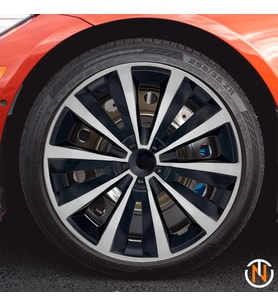 Suziki Baleno 14 İnç Jant Kapağı (Takım) Siyah Gri C105