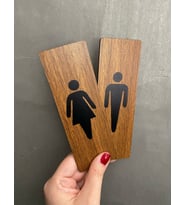 Ceviz Mdf Serisi Wc Set Yönlendirme Levhası