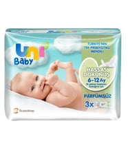 Uni Baby Hassas Dokunuş  Islak Mendil 3*52 li
