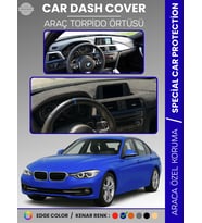 Bmw F30 (2013-2019) Torpido Örtüsü Ön Göğüs Koruma Torpido Koruma Araca Özel Kaymaz Kolay Montaj
