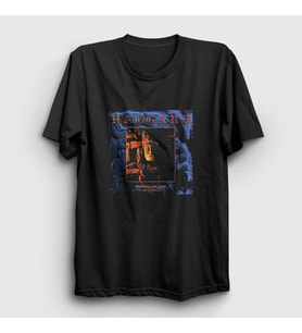 Presmono Unisex Siyah Gods Haggard T-Shirt 79643tt