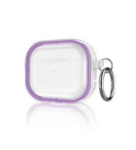 Durukar® Airpods Pro 2 (2.nesil) Shiny Şeffaf Kılıf - Mor
