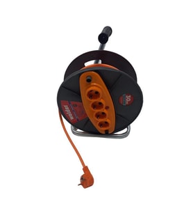 Welder Makaralı Seyyar Kablo 3x2.5 20 mt (Turuncu)