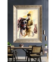 Gümüş Çerçeveli Atatürk Tablo ds81