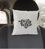 BK Gift Kişiye Özel İsimli Kare Araç Koltuk Yastığı-61