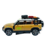 Model Araçlar - Metal Sesli Off-Road Araba 22 cm - Sarı - 1 ADET