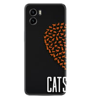 Vivo Y15S Y32 Y33S Y51 Y53S Kılıf Desemli Silikon Cats 1792