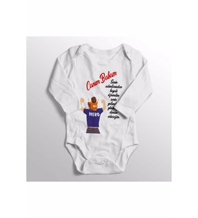 Bebek Beyaz Senin Adımlarından Hayatı Öğrendim Canım Babam Zıbını