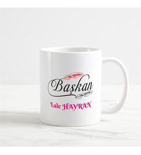 Başkan Kupa Bardak (1. Tasarım) (Beyaz)