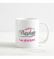 Başkan Kupa Bardak (1. Tasarım) (Beyaz)