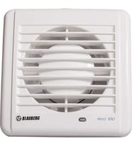 Blauberg Aero Still 100 T Zaman Ayarlı Sessiz Plastik Banyo Fanı 84 m3h (Beyaz)
