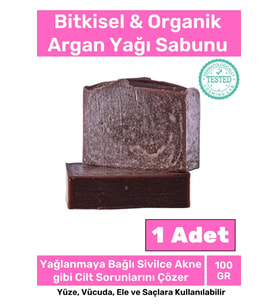 Özel Bitkisel %100 Doğal Organik Güzel Kokulu El Yüz Saç Orijinal Argan Yağı Sabunu