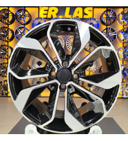 4 Adet SONIC 7702 7.5*17 4*100 ET35 73.1 BLACK JANT (Takım)