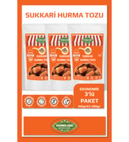 Hurma Aşkı Hurma Tozu Sukkari 300GrX3=900Gr