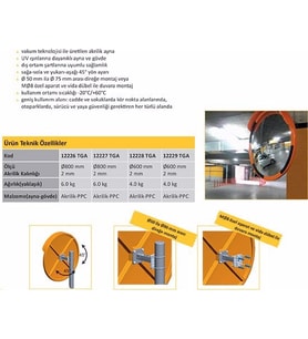 Trafik Güvenlik Aynası (60 cm)