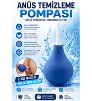 Cleaner  Temizlik Ve Anüs Temizleme Pompası (Mavi)