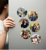 Kişiye Özel Ahşap Fotoğraflı UV Baskılı Magnet