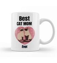 Mothers Day Best DOG MOM Ever GIFT Kupa Bardak Porselen