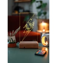 Ev Şimşek 16 Renk Kumandalı 3D Gece Lambası