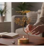 Yıldız Temalı Tealight Mumluk – Dekoratif Masa Üstü Aksesuar