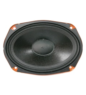 Boschmann BM 69 Oval Midrange 150W RMS 900W Maksimum Kapaklı (Siyah - Turuncu)