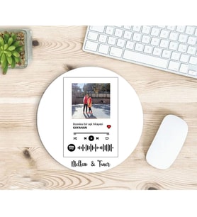 Sevdiğiniz Şarkı , Resimli , İsimli , Sport*fy baskılı mousepad