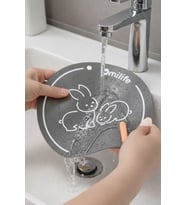 Gri Renk 2 Adet Kötü Koku Önleyici Silikon Mat Banyo Mutfak Lavabo Balkon Gider Tıpası Tıkacı Kapağı