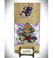 DÜKKAN DESİGN LAZER KAZIMA EL BOYAMA ONE PİECE LUFFY GEAR5 BİBLO
