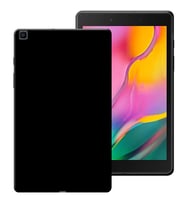 Samsung Galaxy Tab A T290 Uyumlu 8 inç Rubber Yıkanabilir Silikon Kılıf (Siyah)