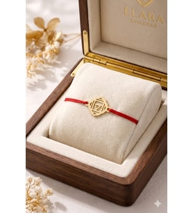 925 Ayar Gümüş Kırmızı İpli Kök Çakra Makrome Beraberlik Bileklik.rose.gold.rodaj