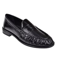Pullman Hakiki Deri Loafer Kadın Ayakkabı PLM-2634 SİYAH