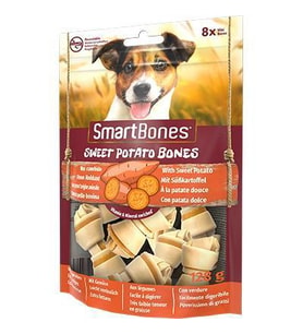 Smart Bones Tatlı Patatesli Mini Kemik Köpek Ödülü 128 gr (Kahverengi)