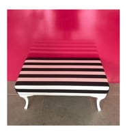 45x90 Ebatında Zebra Desen Dekoratif Banch Puf