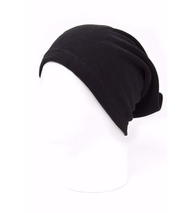 Unisex Siyah Polar Boyunluk & Bere Siyah-Tek Ebat