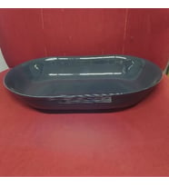 HY KÜVET SALATA TABAK 36x22 KOYU GRİ( 2 ADET)