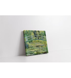 Water Lilies And Japanese Bridge
