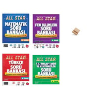 Newton LGS 2027 8. Sınıf Matematik Türkçe Fen ve İnkılap 4lü Set All Star Soru Bankası + Telefon Standı